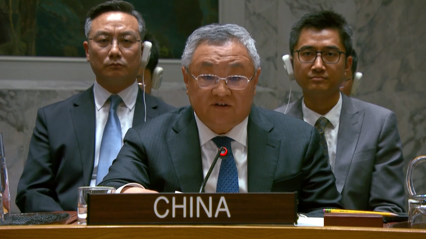 Utusan Tiongkok untuk PBB: Tindakan Dewan Keamanan PBB Tidak Boleh Memberikan Izin untuk Penggunaan Kekerasan