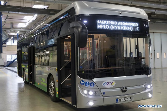 Uji coba bus listrik