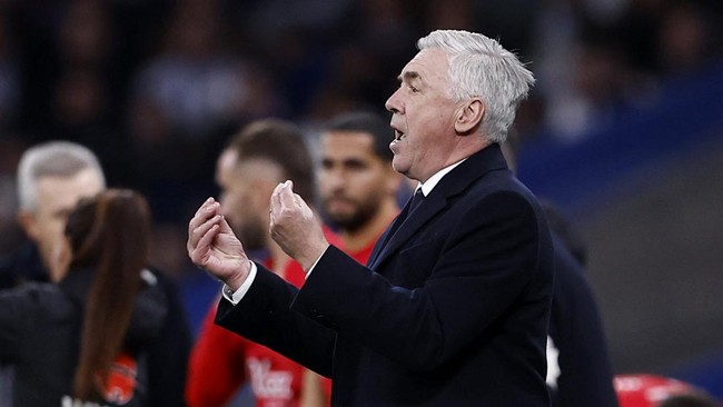 Pelatih Real Madrid Carlo Ancelotti menilai gelaran Liga Spanyol seharusnya dihentikan dampak banjir bandang yang melanda wilayah Valencia