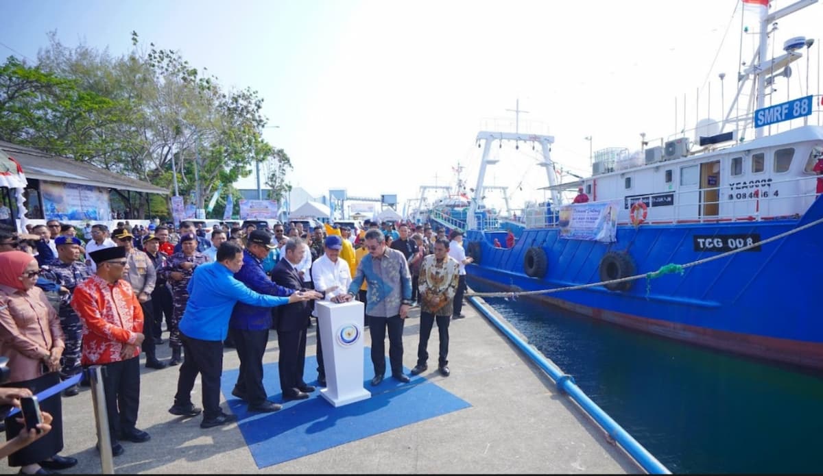 Bea Cukai Tual Hadiri Launching Kerja Sama Perikanan RI–Tiongkok