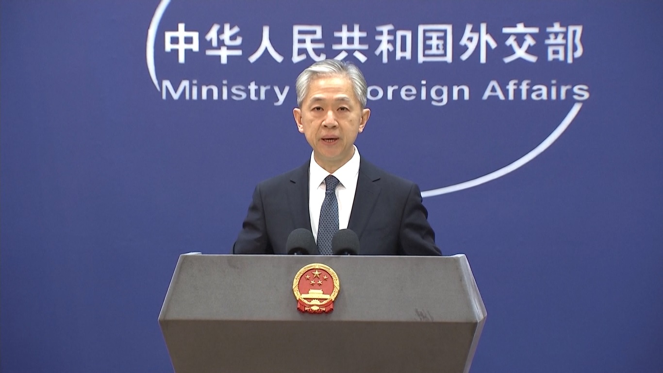 Wang mengatakan tidak ada warga negara Tiongkok yang terluka dalam tabrakan tersebut