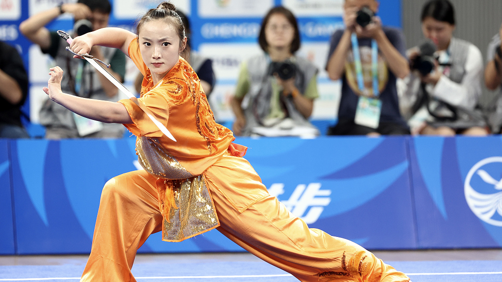 Atlet Asia mendominasi panggung Wushu dengan menyabet semua medali emas pada hari kompetisi pertama di Pertandingan Universitas Dunia Federasi Olahraga Universitas Internasional (FISU) ke-31 di Chengdu Provinsi Sichuan Tiongkok