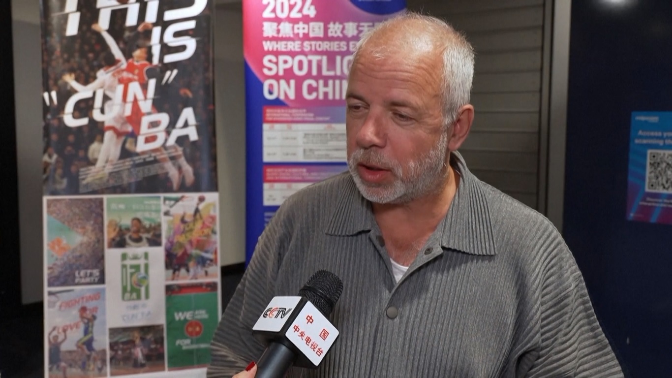 Paviliun Tiongkok yang meliputi area seluas 258 meter persegi di MIPCOM menampilkan 179 karya dari lebih dari 30 produser Tiongkok