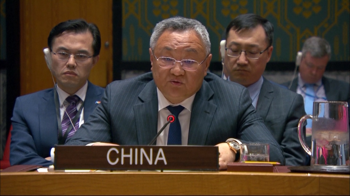 Fu mengatakan bahwa Tiongkok mengimbau semua pihak untuk tetap tenang dan menahan diri