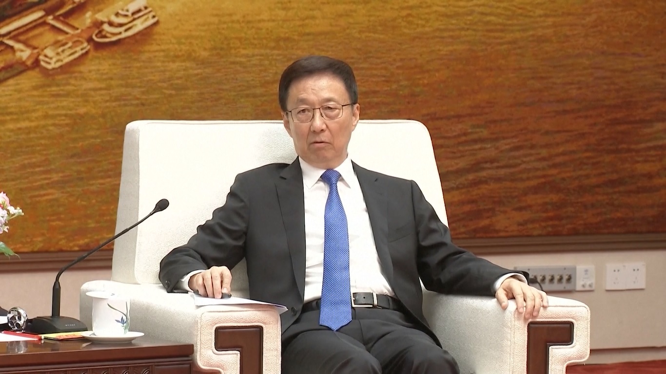 Han menyampaikan sambutan tersebut ketika bertemu dengan perwakilan AS yang menghadiri putaran ke-14 dialog antara para pemimpin bisnis dan mantan pejabat senior Tiongkok dan AS di Beijing