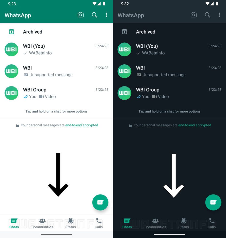 Bocoran tampilan baru WhatsApp ini diungkap oleh WABetaInfo Mereka menemukan update ini di WhatsApp beta untuk Android versi 22384