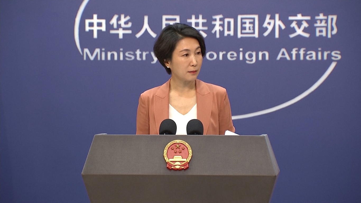 Mao membuat pernyataan tersebut sebagai tanggapan atas pernyataan Presiden AS