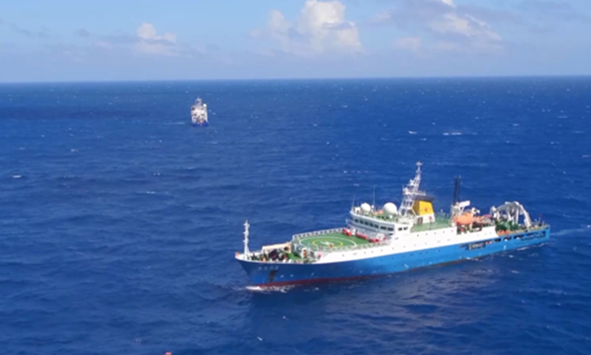 Kapal Penelitian Tiongkok Haiyang Dizhi-6 Menyelesaikan Survei Geologi Laut Dalam Ke-16