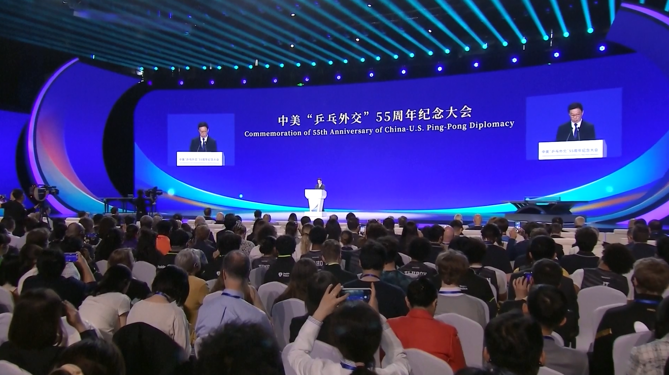 Xi Jinping Sampaikan Ucapan Selamat atas Acara Peringatan 55 Tahun Diplomasi Pingpong