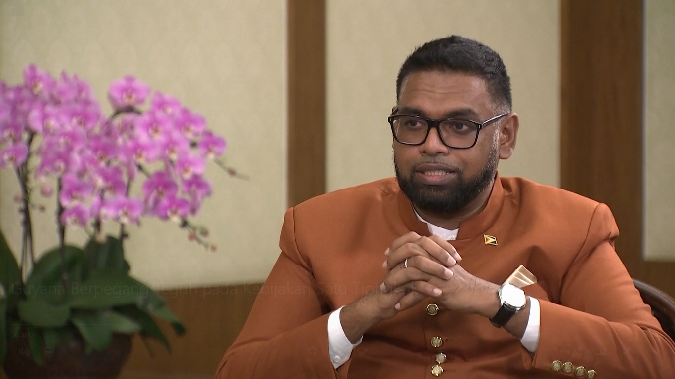 Dalam sebuah wawancara dengan China Global Television Network