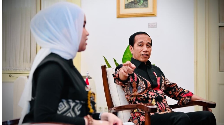 Presiden menyampaikan bahwa saat ini terdapat banyak kesempatan bagi generasi muda untuk menunjukkan bakat yang dimiliki