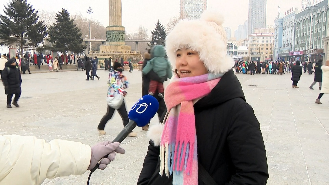 Pengunjung yang datang ke Harbin pada musim dingin kali ini adalah yang pertama kali bertemu dengan Binbin dan Nini