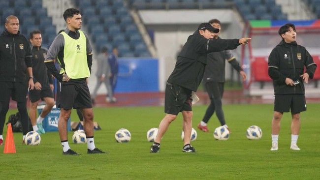 Shin Tae Yong membeberkan menu latihan Timnas Indonesia sebagai persiapan melawan Jepang