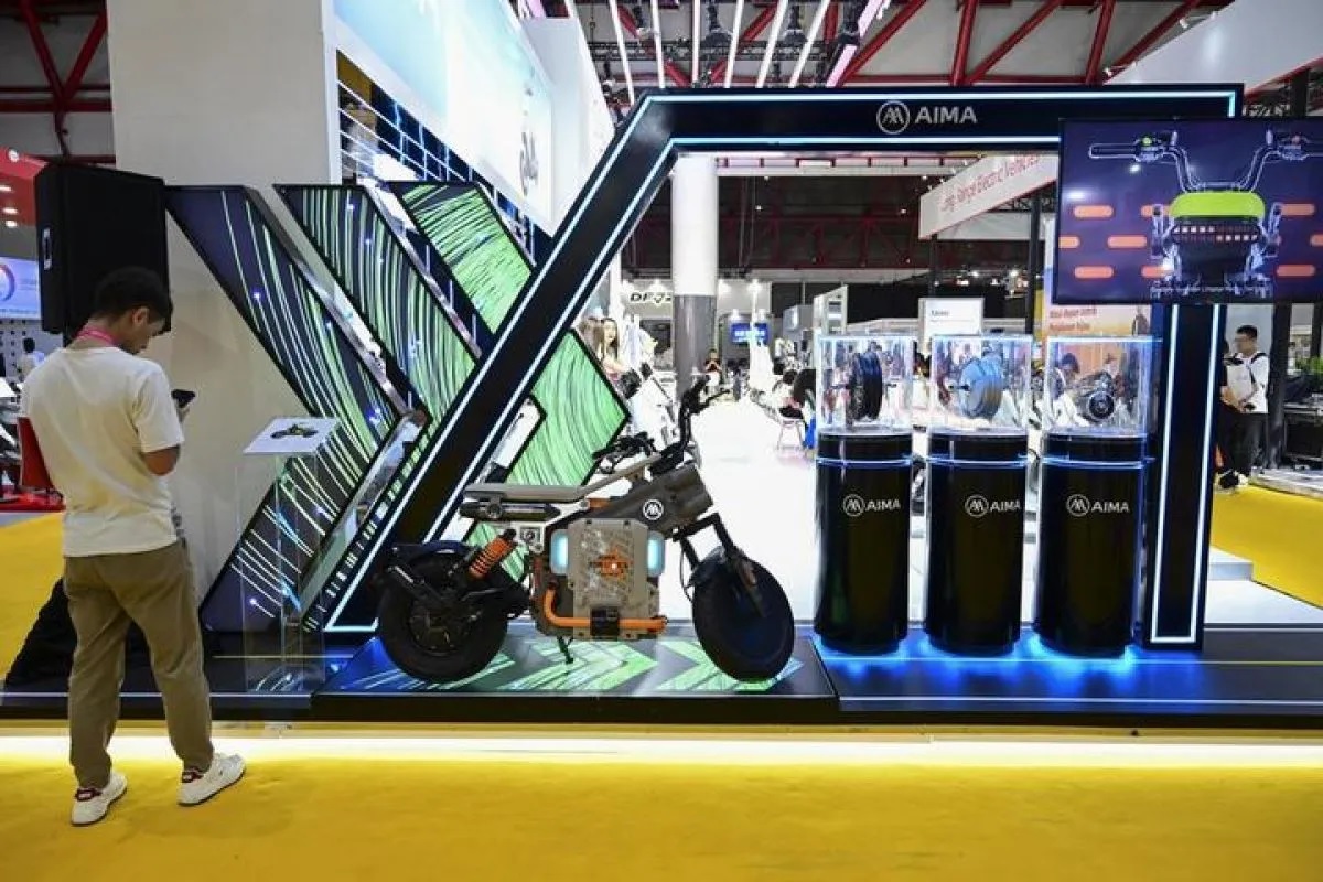 Pada pameran khusus kendaraan listrik yang terbesar di Asia Tenggara tersebut