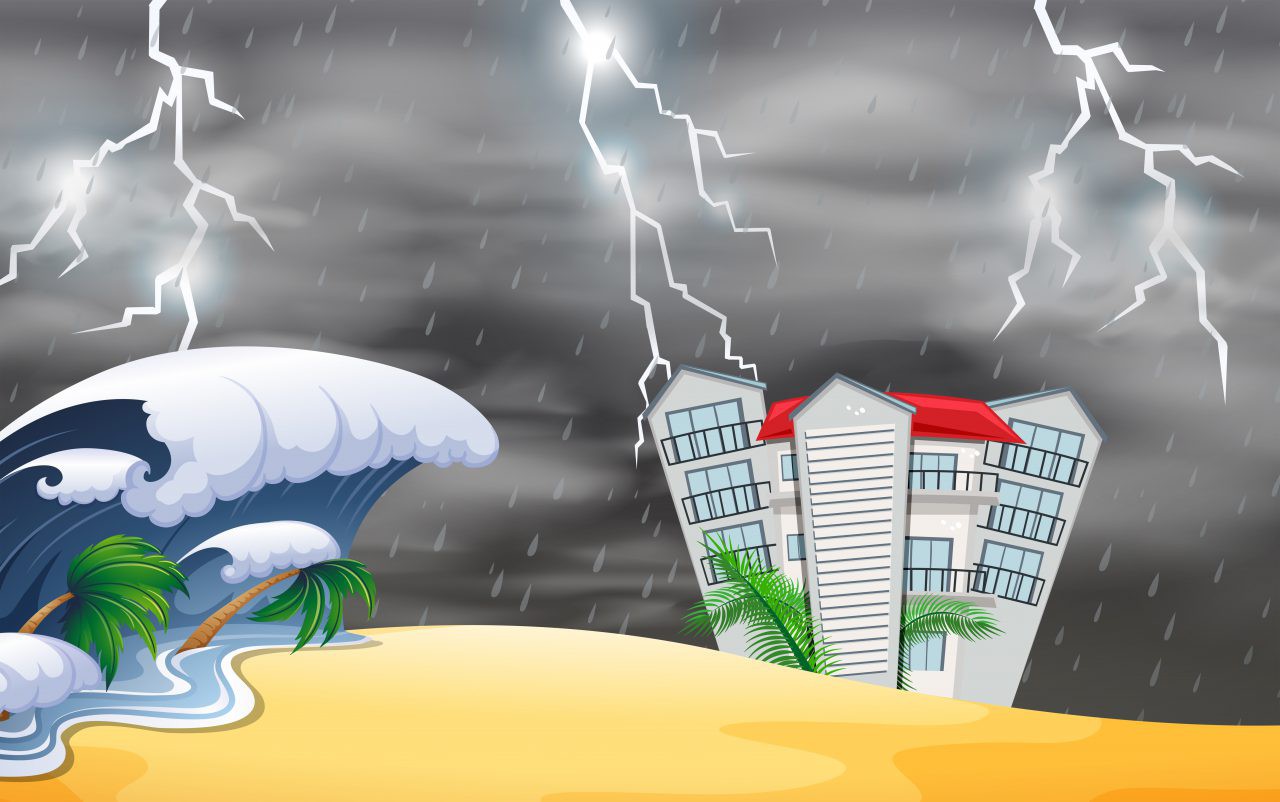 Apabila kondisi atmosfer menjadi labil/tidak stabil