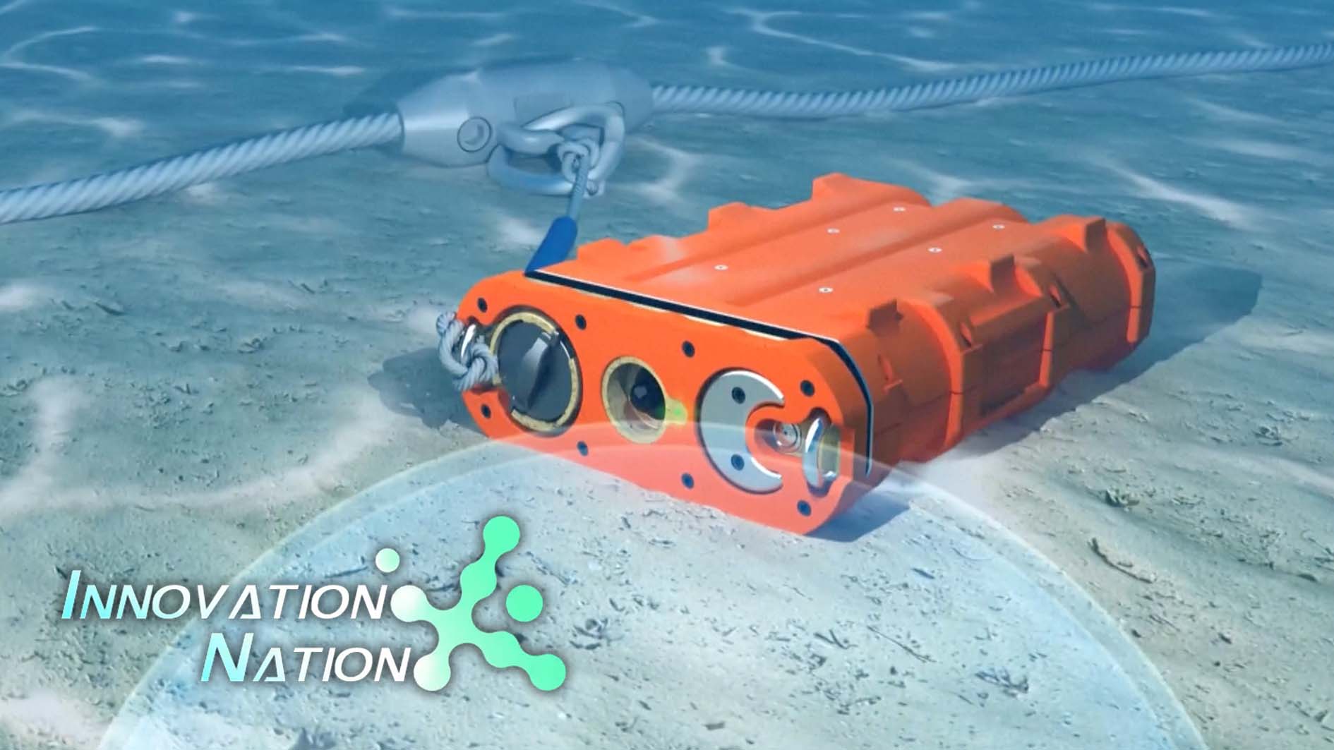 Sensor eksplorasi seismik bawah laut yang diberi nama Haimai