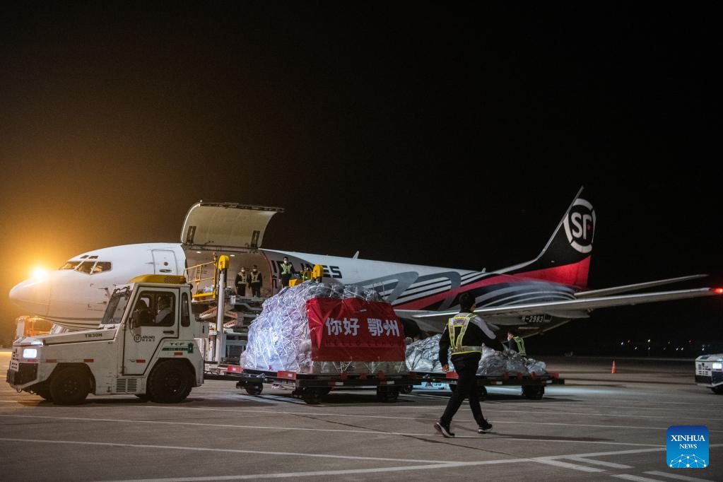 Bandara pusat kargo profesional pertama Tiongkok di kota Ezhou