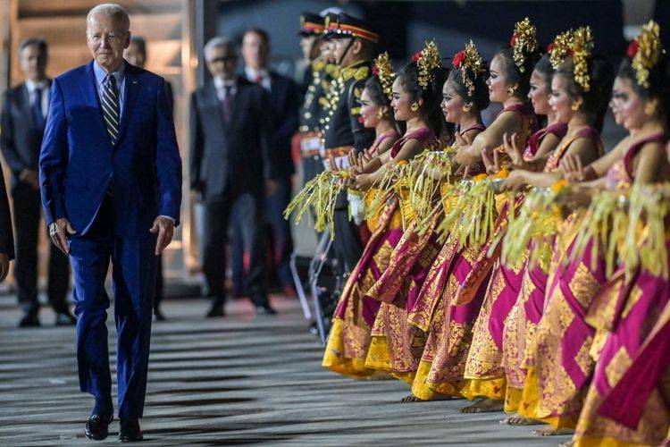 Presiden Amerika Serikat Joe Biden telah tiba di Bali