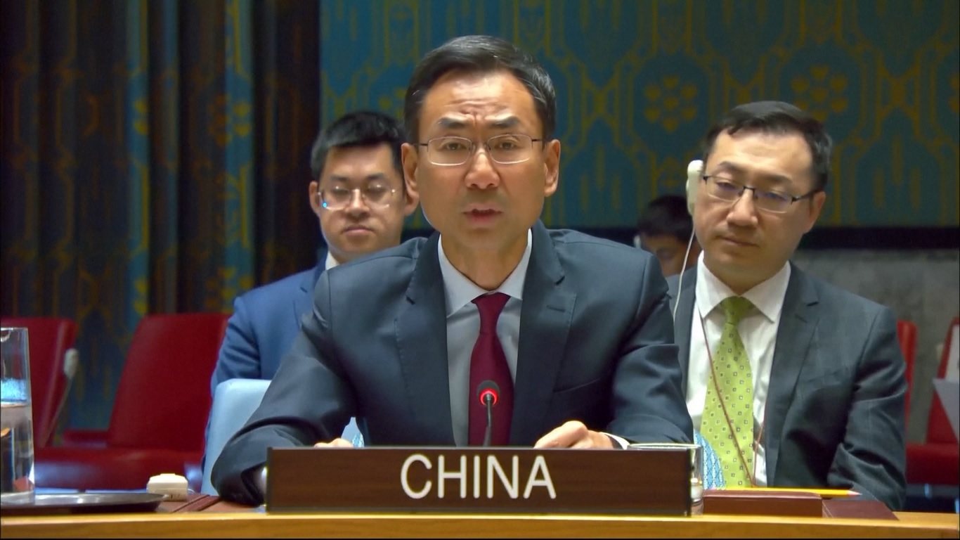 Pada pertemuan Dewan Keamanan