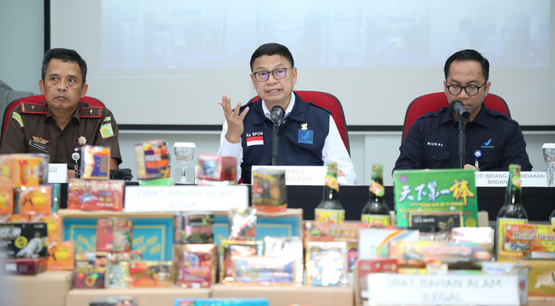 Konsumsi obat bahan alam tanpa izin edar dan atau mengandung BKO