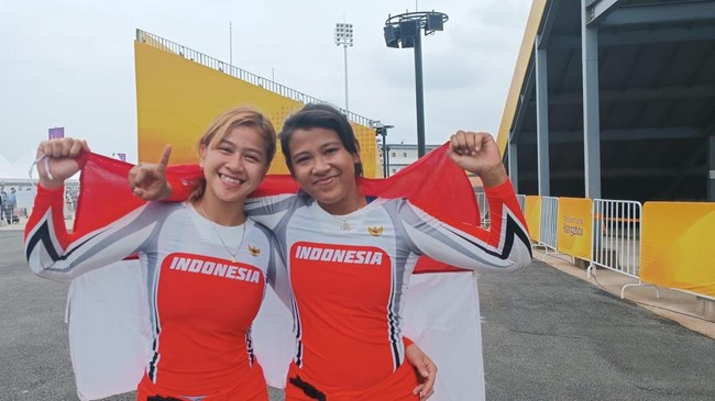 Indonesia akhirnya menambah pundi-pundi medali emas lewat Amellya Nur Sifa yang tampil di nomor BMX putri