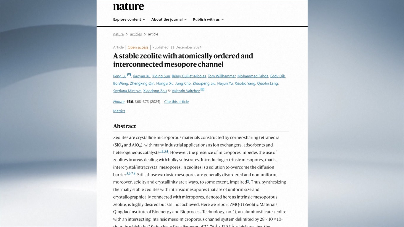 Terobosan ini mengatasi tantangan lama yang terkait dengan keterbatasan ukuran pori zeolit