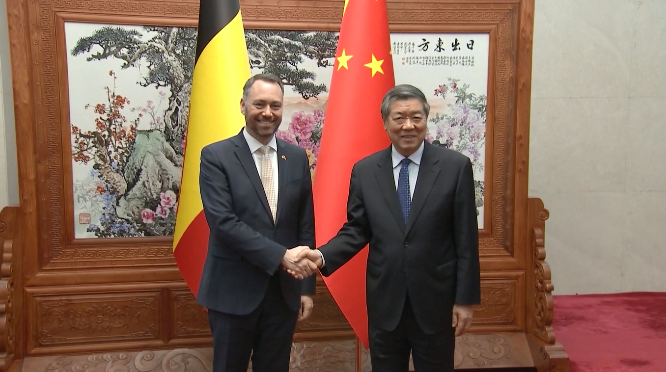 Wakil Perdana Menteri Tiongkok Bertemu dengan Wakil Perdana Menteri Belgia untuk Perdalam Kerja Sama