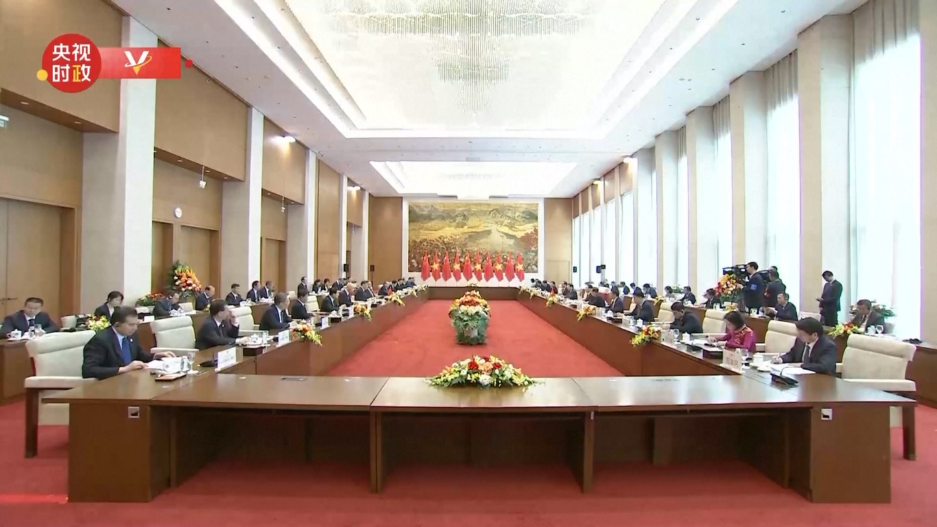 Xi menyampaikan pernyataan tersebut ketika bertemu dengan Ketua Majelis Nasional Vietnam