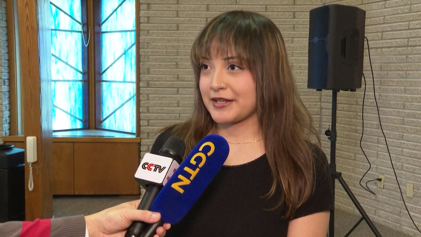 Para siswa dari SMA Muscatine di Muscatine