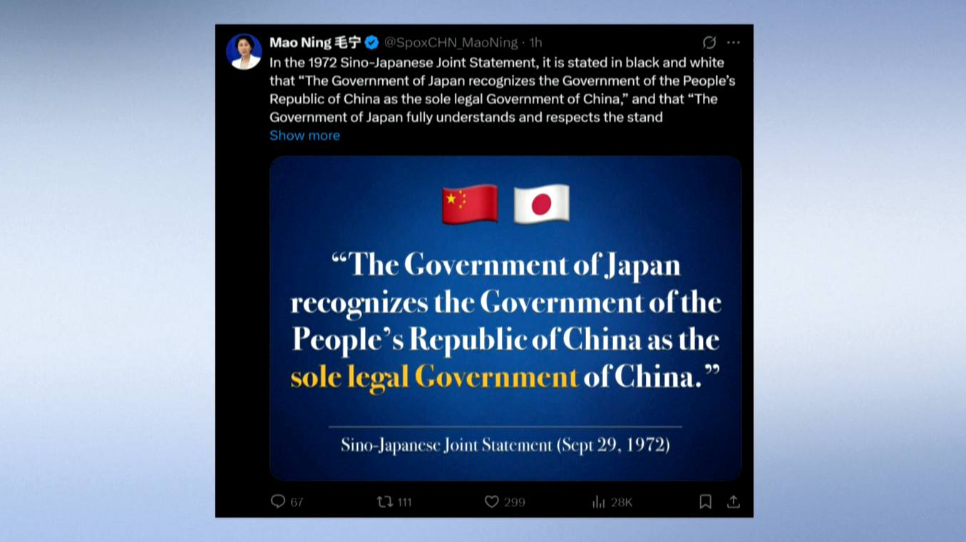 Juru Bicara Menlu Tiongkok Desak Jepang untuk Hormati Komitmen, Siapa pun yang Berkuasa