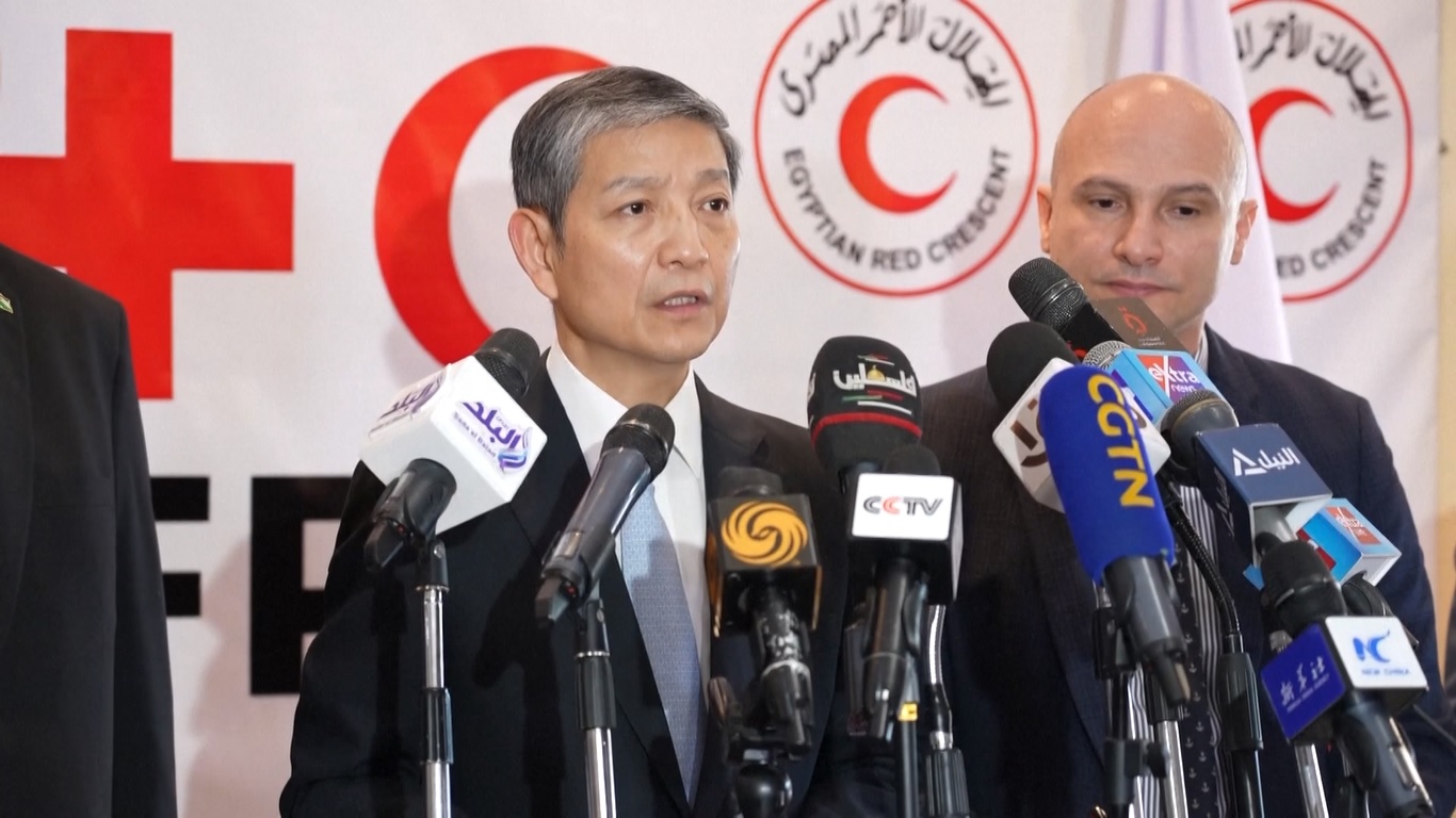 Pasokan bantuan kemanusiaan yang disediakan oleh Tiongkok akan diangkut ke Gaza secara bertahap