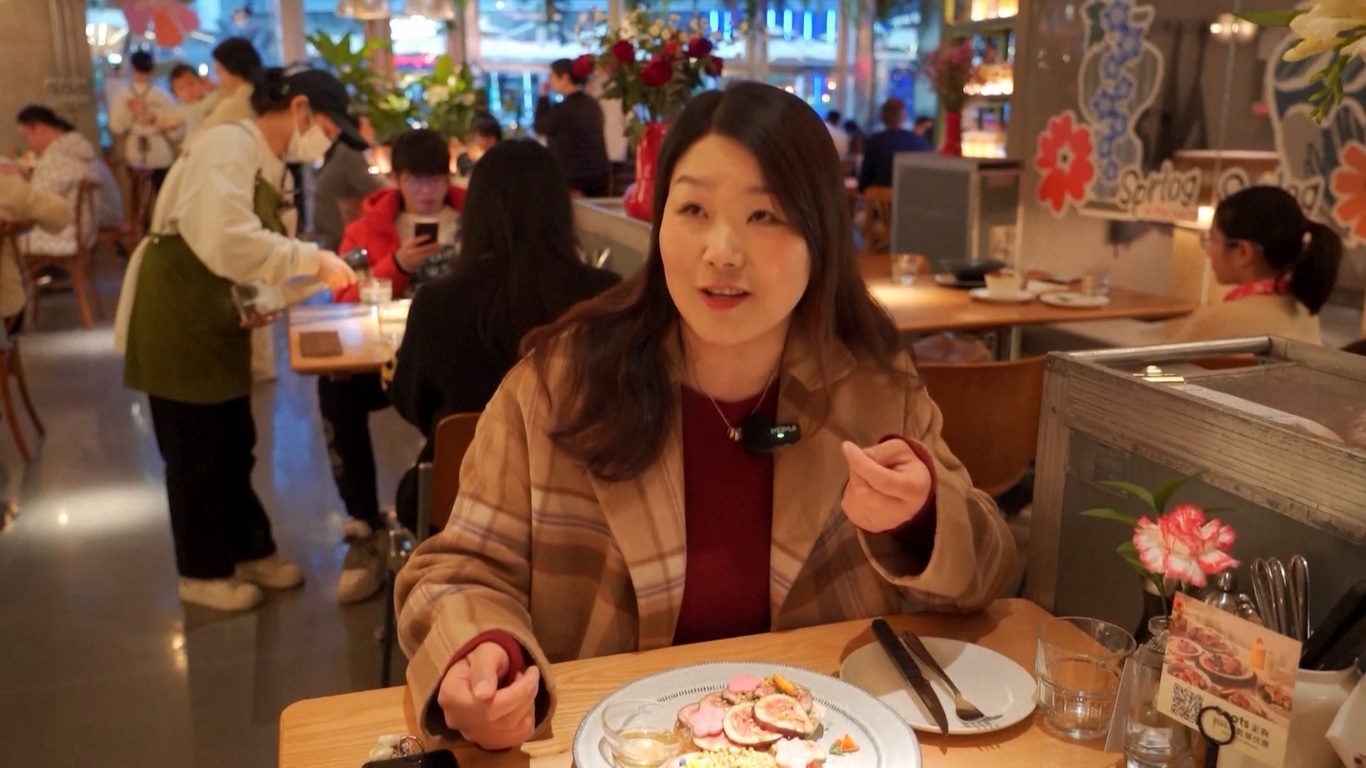 Di sebuah restoran di pusat kota