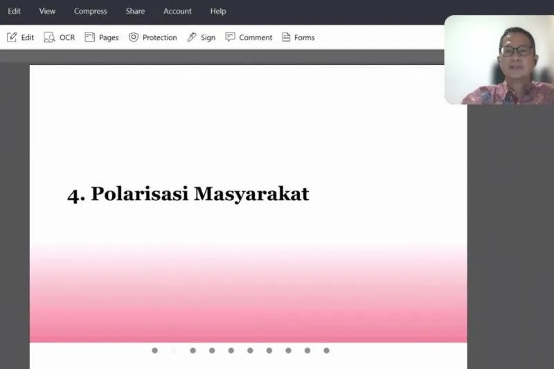 Inti dari demokrasi adalah debat terbuka