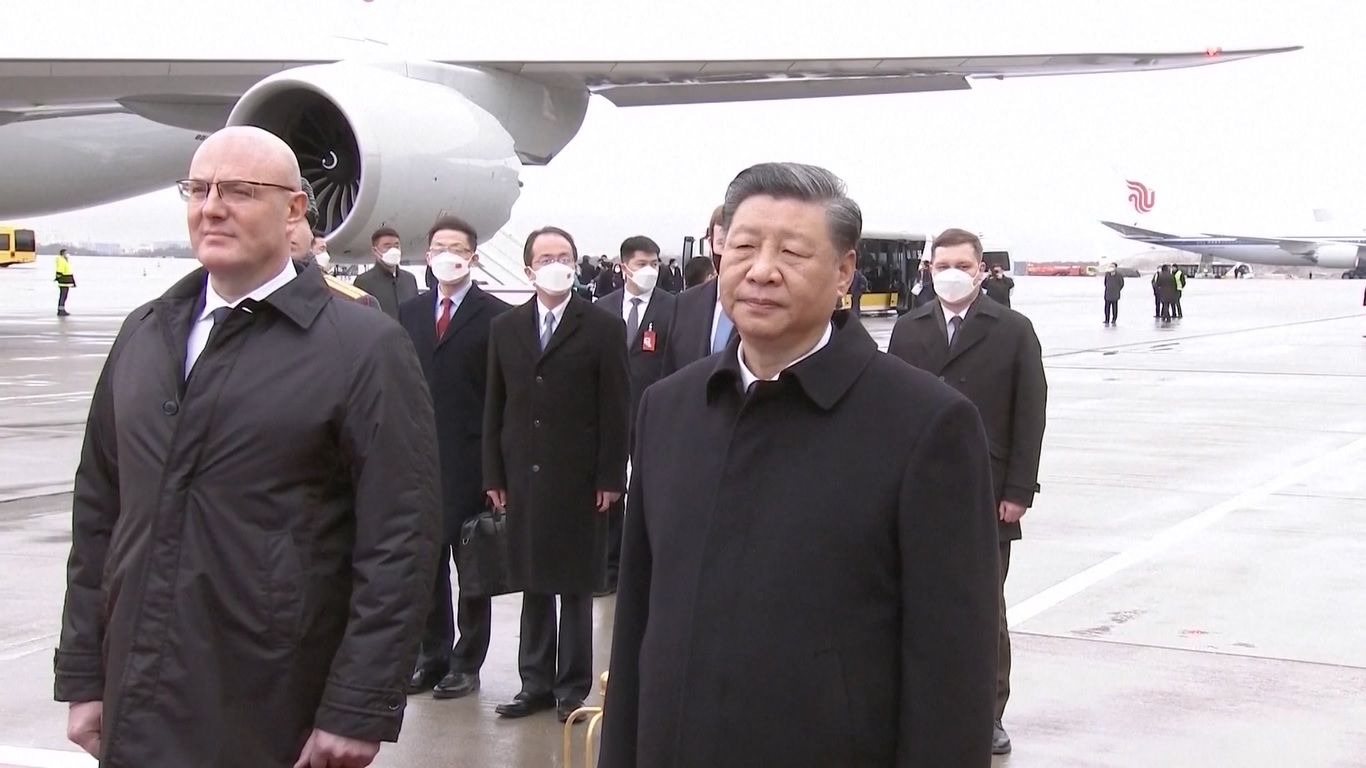 Xi berangkat dari Moskow pada Rabu (22/3) pagi waktu setempat