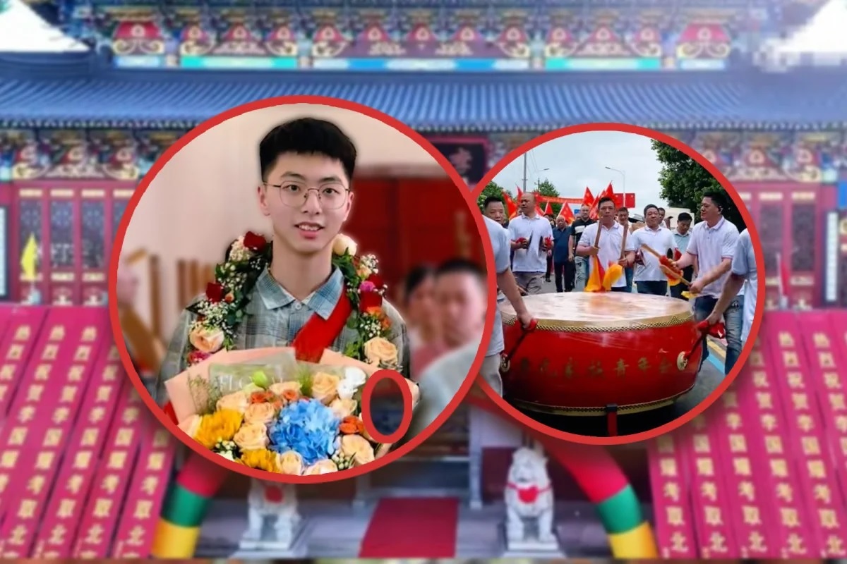 Mahasiswa Tiongkok, yang Pertama dIkeluarganya yang Kuliah di Universitas Peking, Menerima Upacara Leluhur yang Megah