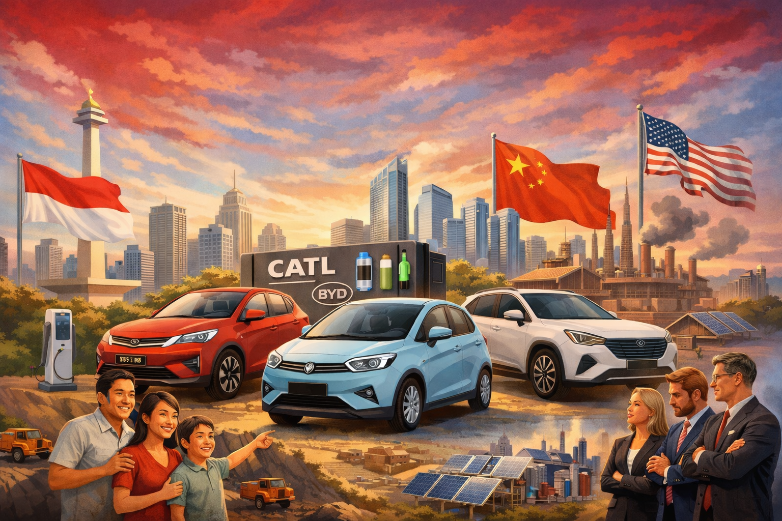 Opini : Dari Dominasi Baterai Dunia hingga EV Murah, Tiongkok Membuka Akses Mobil untuk Semua Lapisan Masyarakat Indonesia dan Negara Berkembang Melampaui AS dan Barat