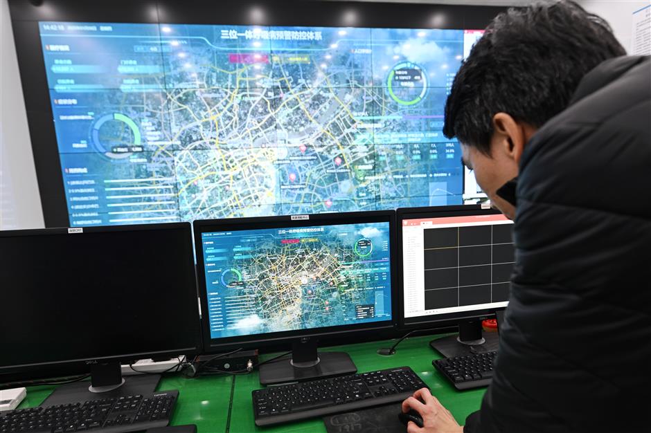 Sistem peringatan penyakit pernapasan akut berbasis data besar dan real-time telah diujicobakan di Area Baru Pudong
