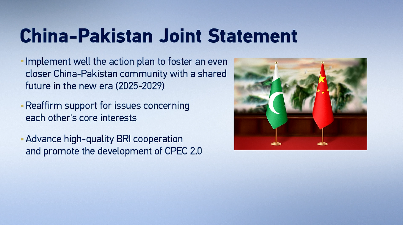 Tiongkok dan Pakistan Keluarkan Pernyataan Bersama tentang Perdalam Kemitraan Bilateral