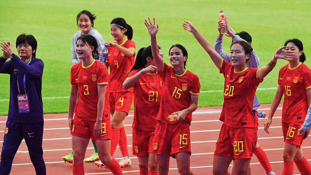 Tiongkok mengalahkan Uzbekistan 7-0 untuk memenangkan medali perunggu sepak bola wanita di Asian Games Hangzhou pada Jumat (06/10)