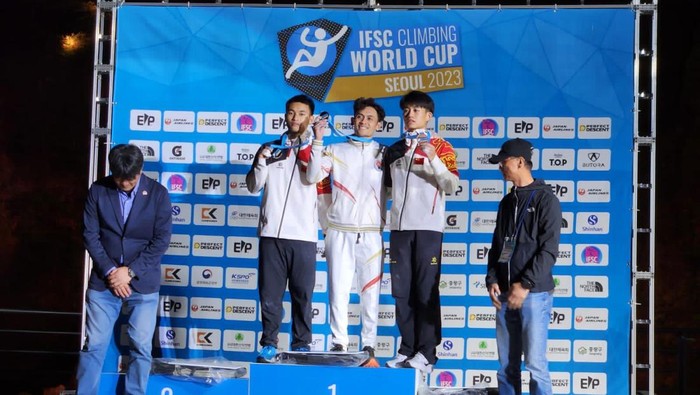 Panjat tebing Indonesia merebut satu medali emas dan satu medali perunggu di ajang IFSC Climbing World Cup 2023
