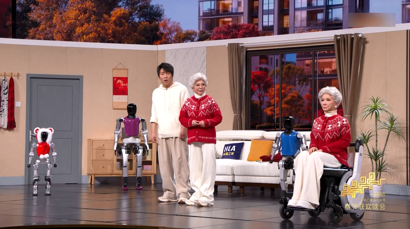 Nenek Bionik dan Robot Jadi Bintang di Pertunjukan Sketsa Gala Festival Musim Semi CMG 2026