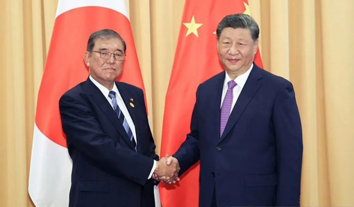Presiden Tiongkok Xi Jinping menyebut Jepang sebagai mitra kerja sama Tiongkok  dan bukan aktor yang mengancam negaranya s