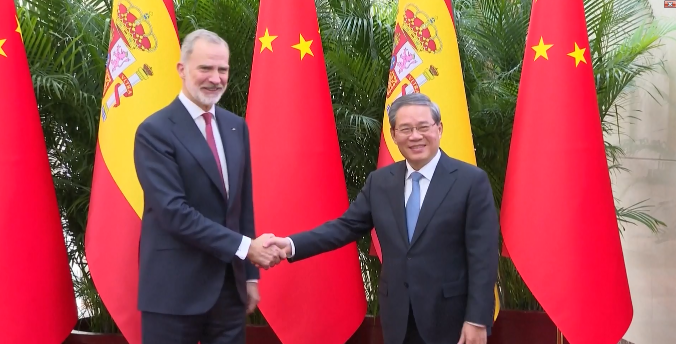 Perdana Menteri Tiongkok Bertemu dengan Raja Spanyol di Beijing
