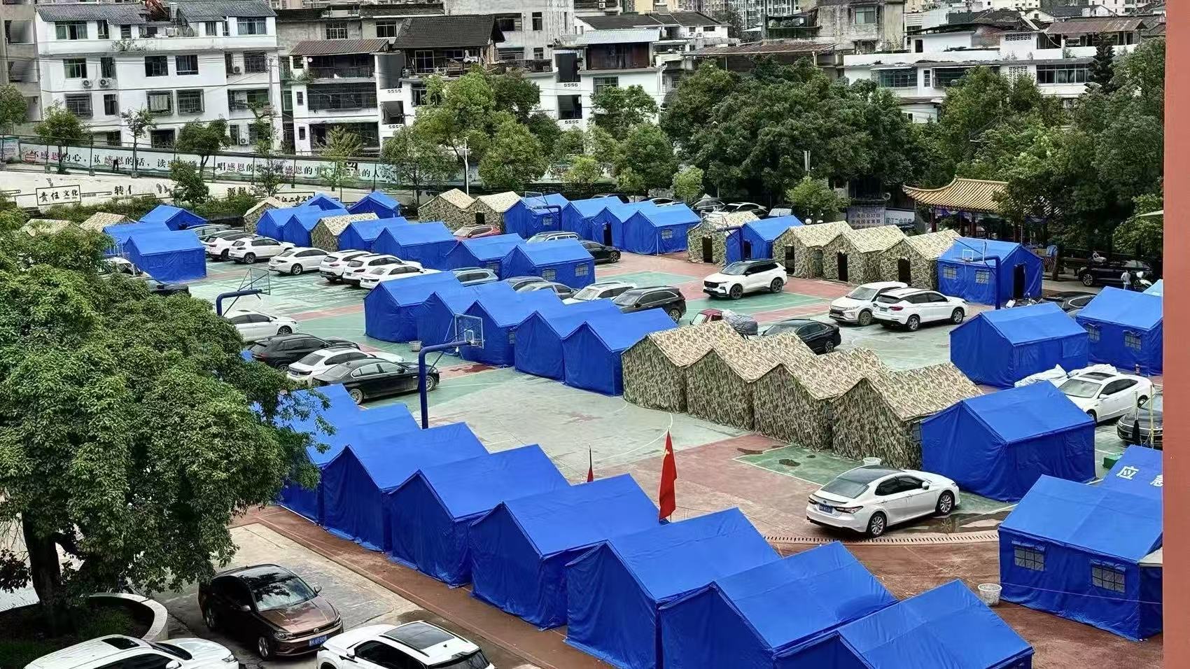 Upaya Bantuan dan Rekonstruksi di Guizhou, Tiongkok Barat Daya yang Dilanda Banjir