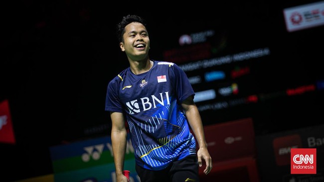Presiden Joko Widodo (Jokowi) menyampaikan harapan sekaligus doa agar Anthony Ginting menjadi juara Indonesia Open 2023 saat bertemu unggulan pertama asal Denmark