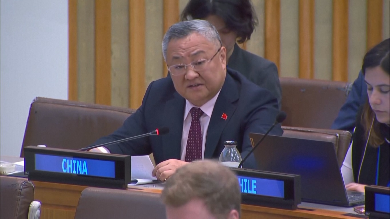Perwakilan Pakistan membuat pernyataan bersama atas nama 80 negara termasuk Tiongkok