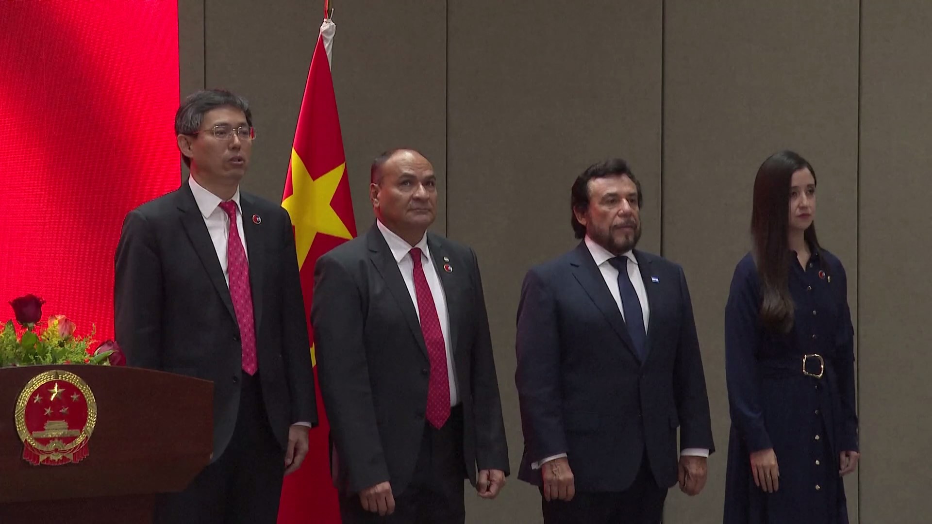 Lebih dari 300 orang dari berbagai kalangan hadir dalam resepsi Hari Nasional yang digelar Kedutaan Besar Tiongkok di El Salvador pada 27 September