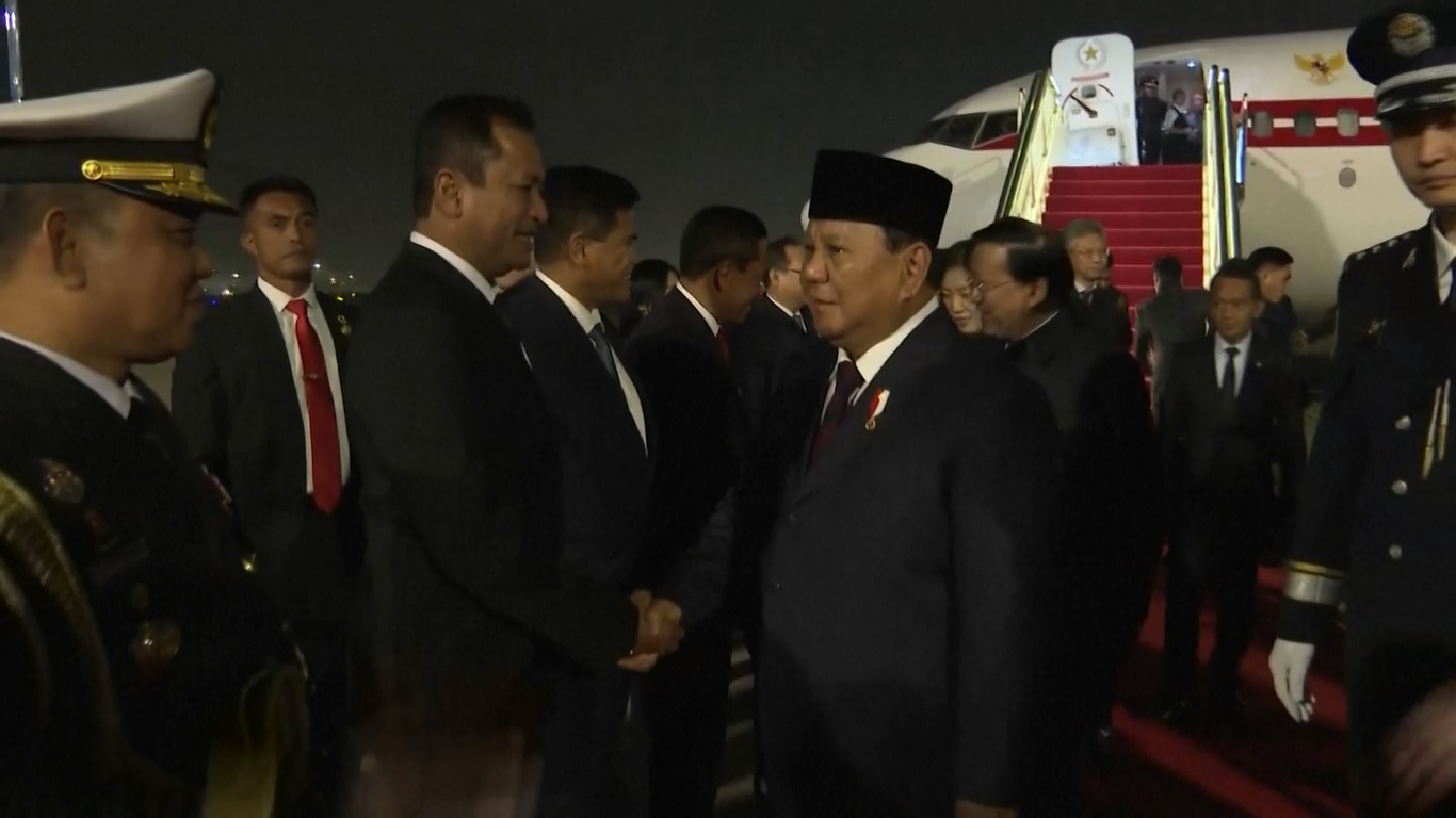 Xi akan menyelenggarakan upacara penyambutan untuk Prabowo dan kedua kepala negara akan mengadakan pembicaraan