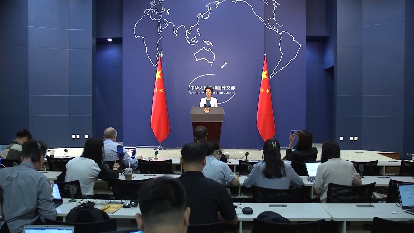 Dalam sebuah konferensi pers rutin di Beijing