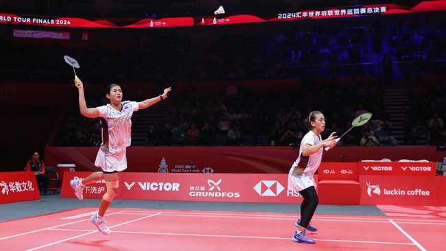 Febriana Dwipuji Kusuma/Amalia Cahaya Pratiwi melangkah ke perempat final Indonesia Masters 2025 usai kalahkan Paulina Hankiewicz/Kornelia Marczak di Istora Senayan